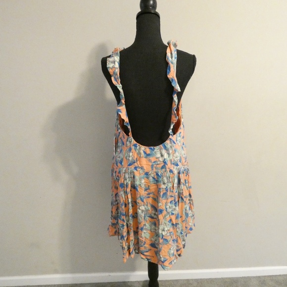 Free People Women's Mini Dress Orange Combo - Picture 6 of 8